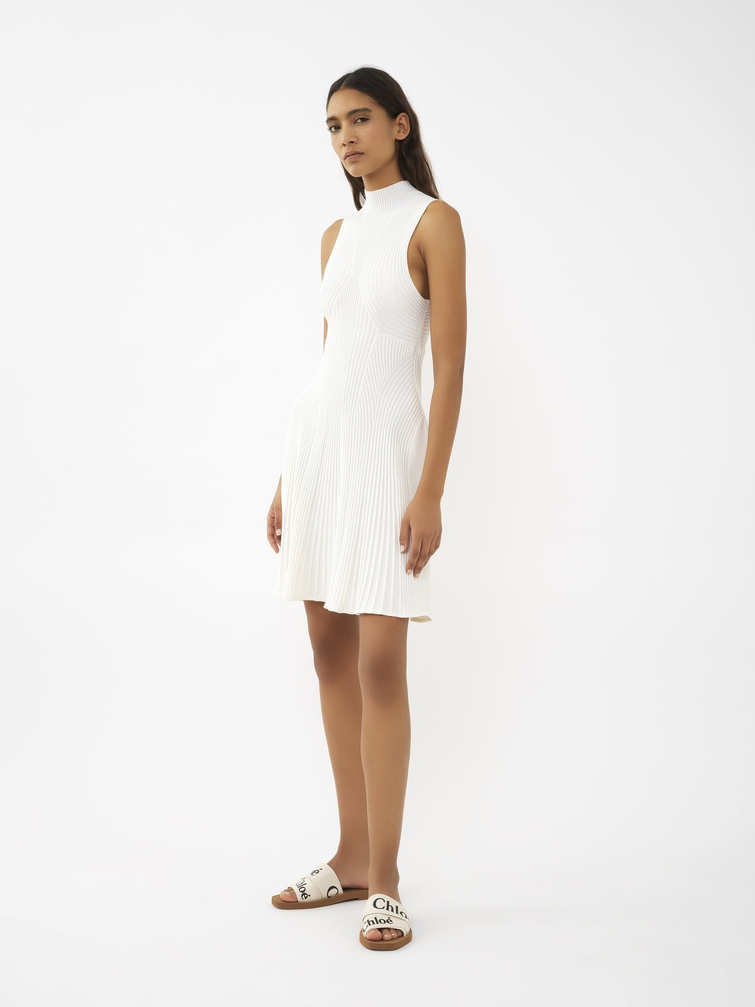 MOCK-NECK MINI DRESS - 4