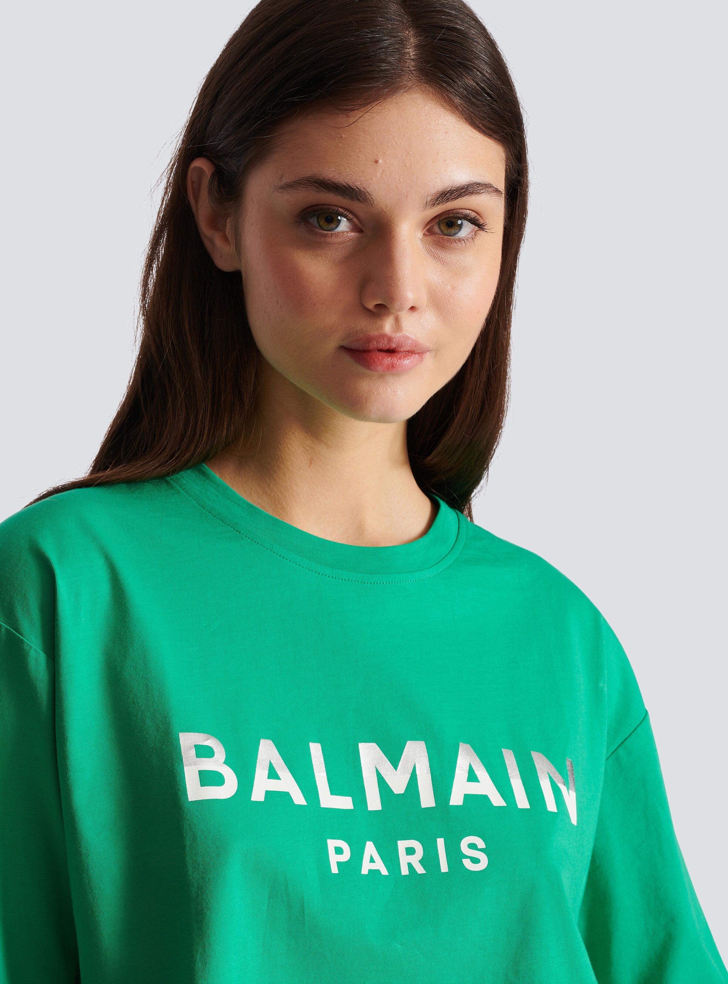 Cropped Balmain Paris T-shirt - 7