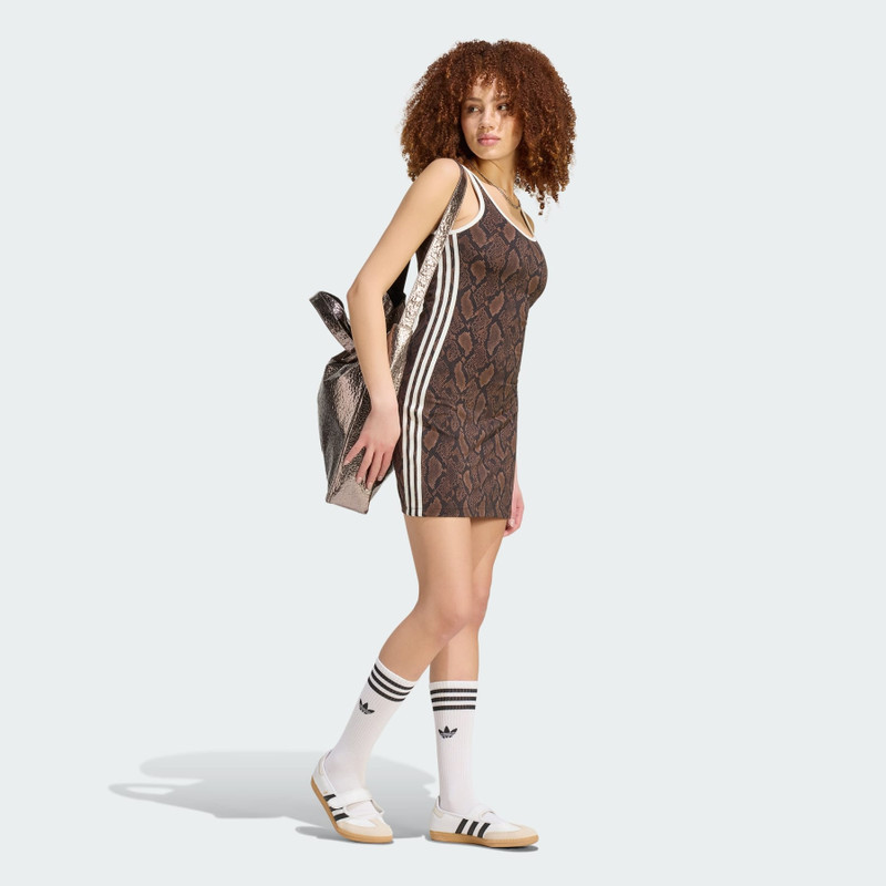 SNAKE PRINT MINI DRESS 4