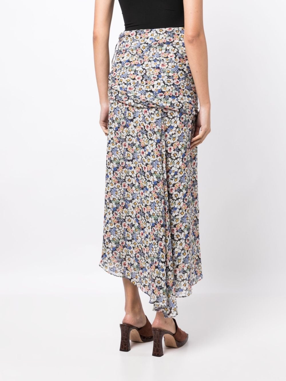 Lucien floral-print skirt - 4