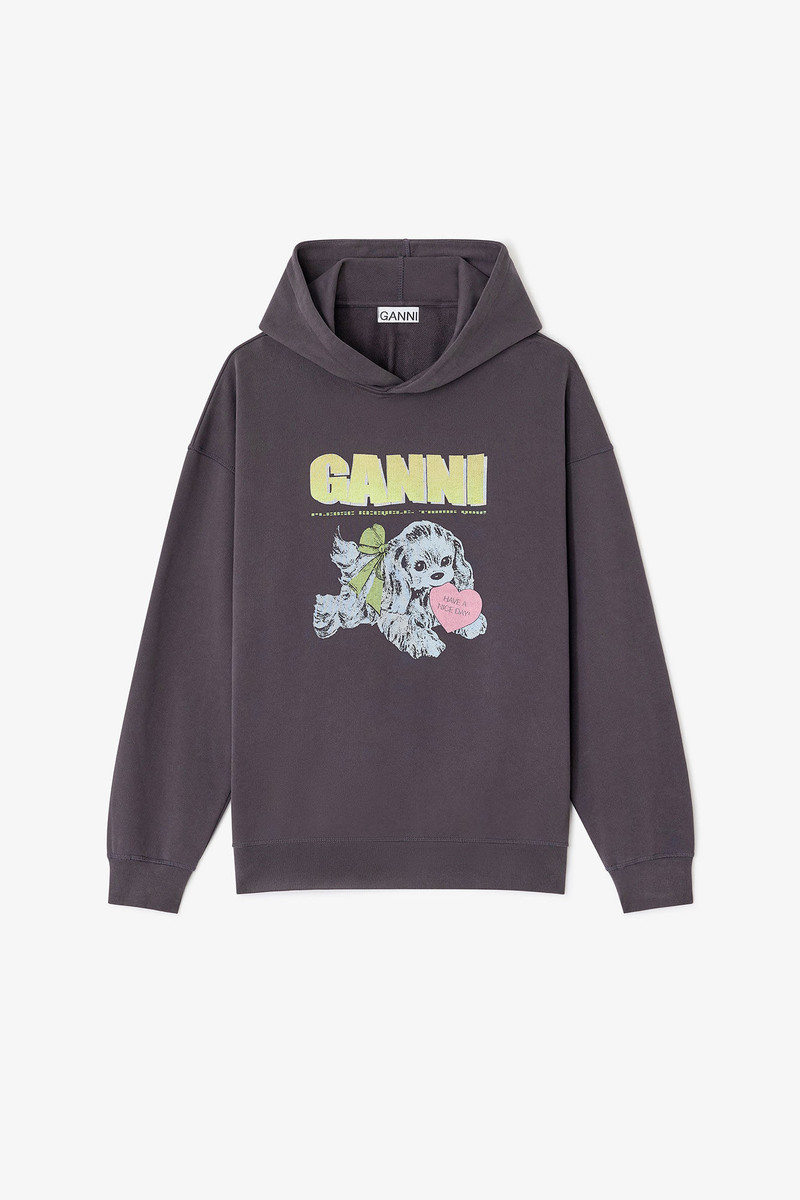DARK GREY PUPPY HOODIE 1