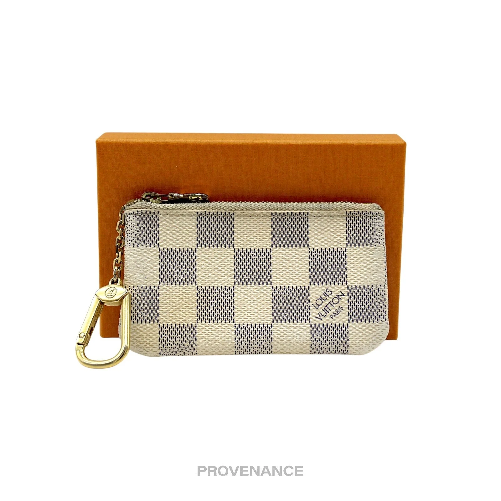 Louis Vuitton Key Pouch Cles - Damier Azur - 1