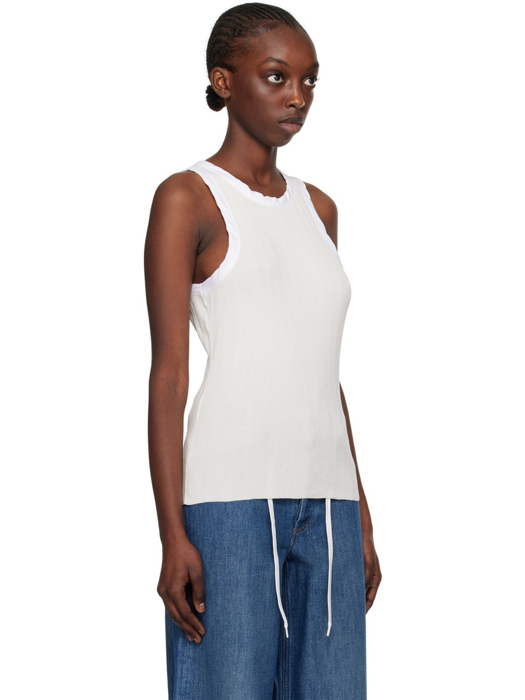 White Natacha Ramsay-Levi Edition Lemaitre Tank Top - 2