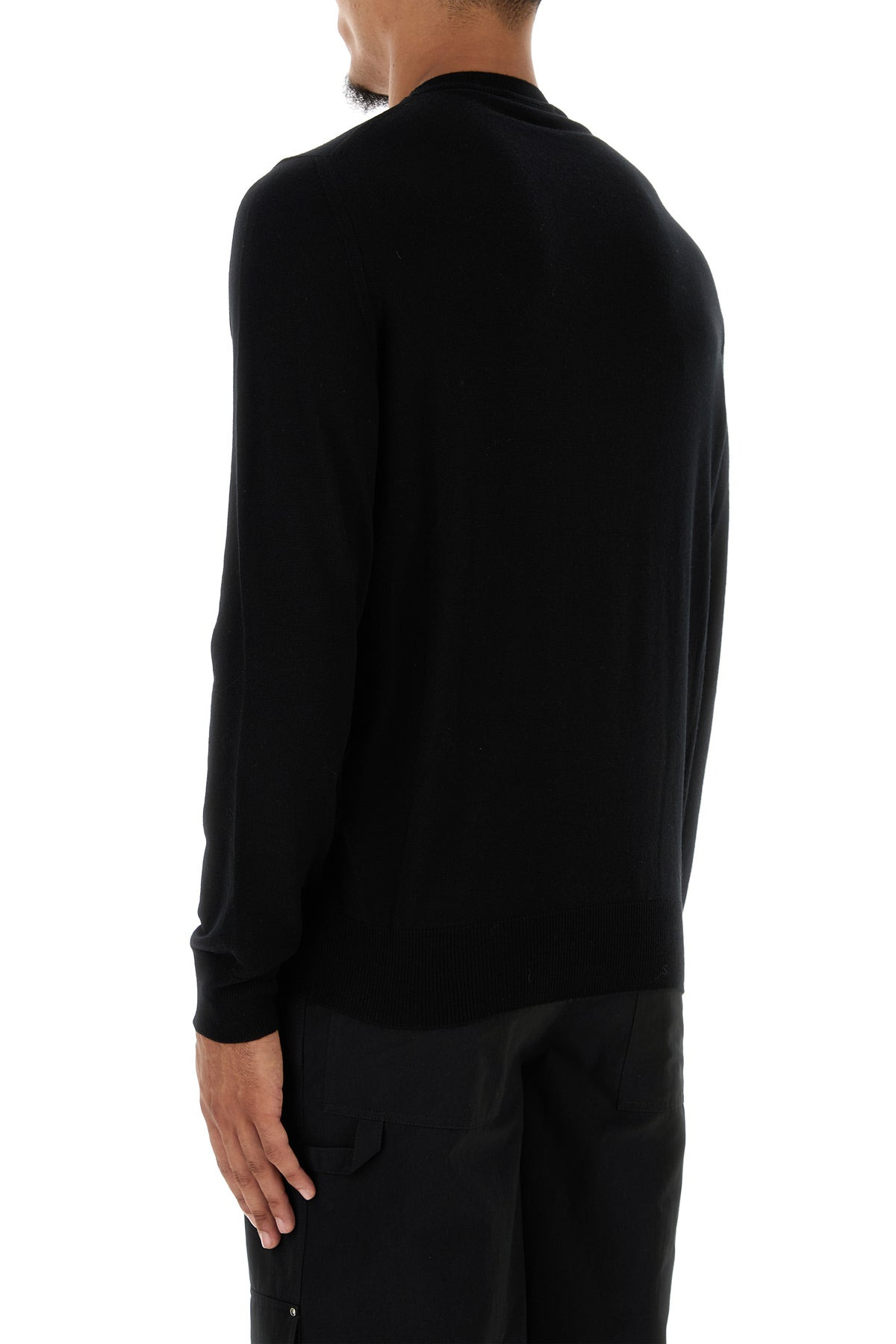 Black wool sweater - 4