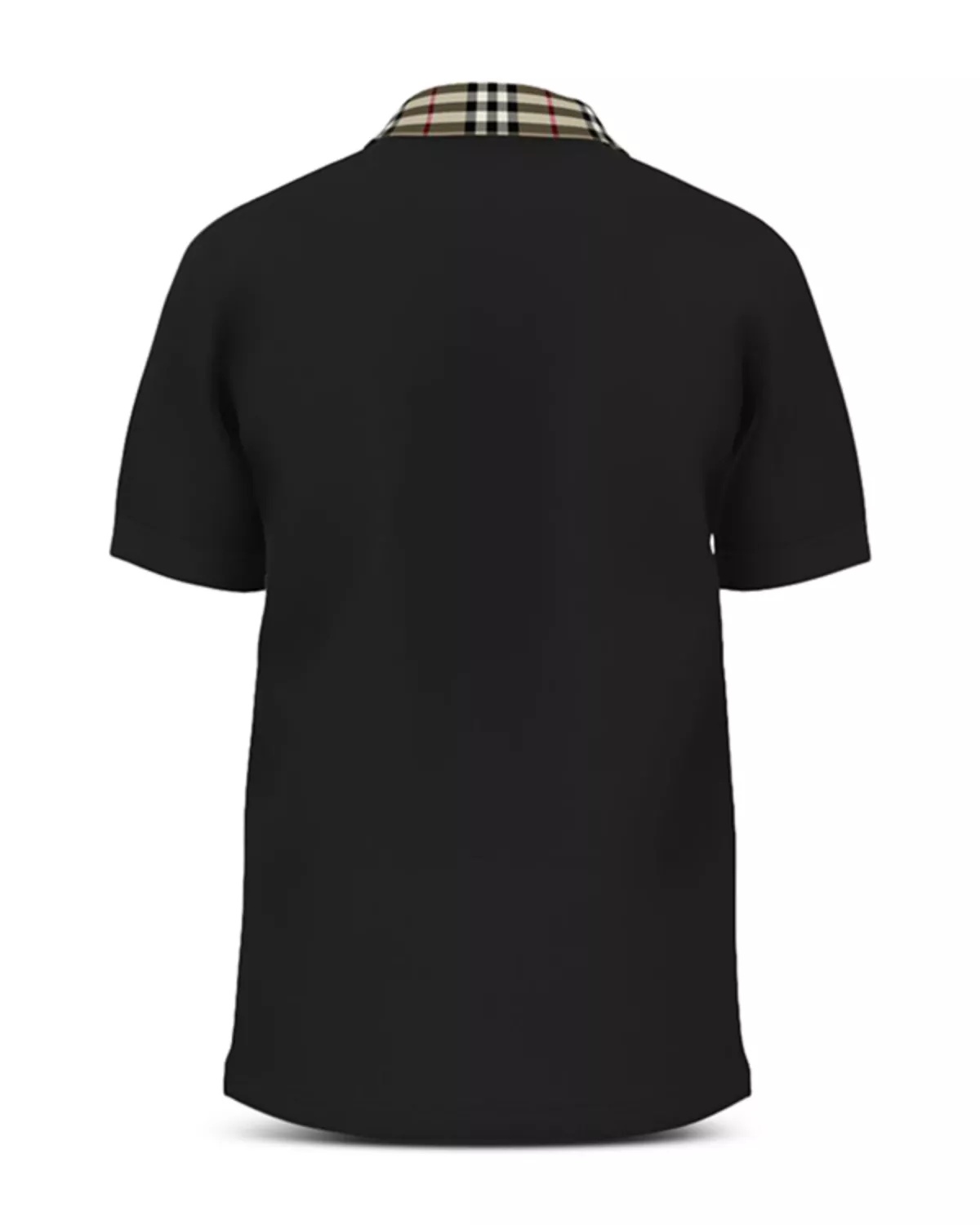 Cody Cotton Piqué Check Collar Slim Fit Polo Shirt - 4