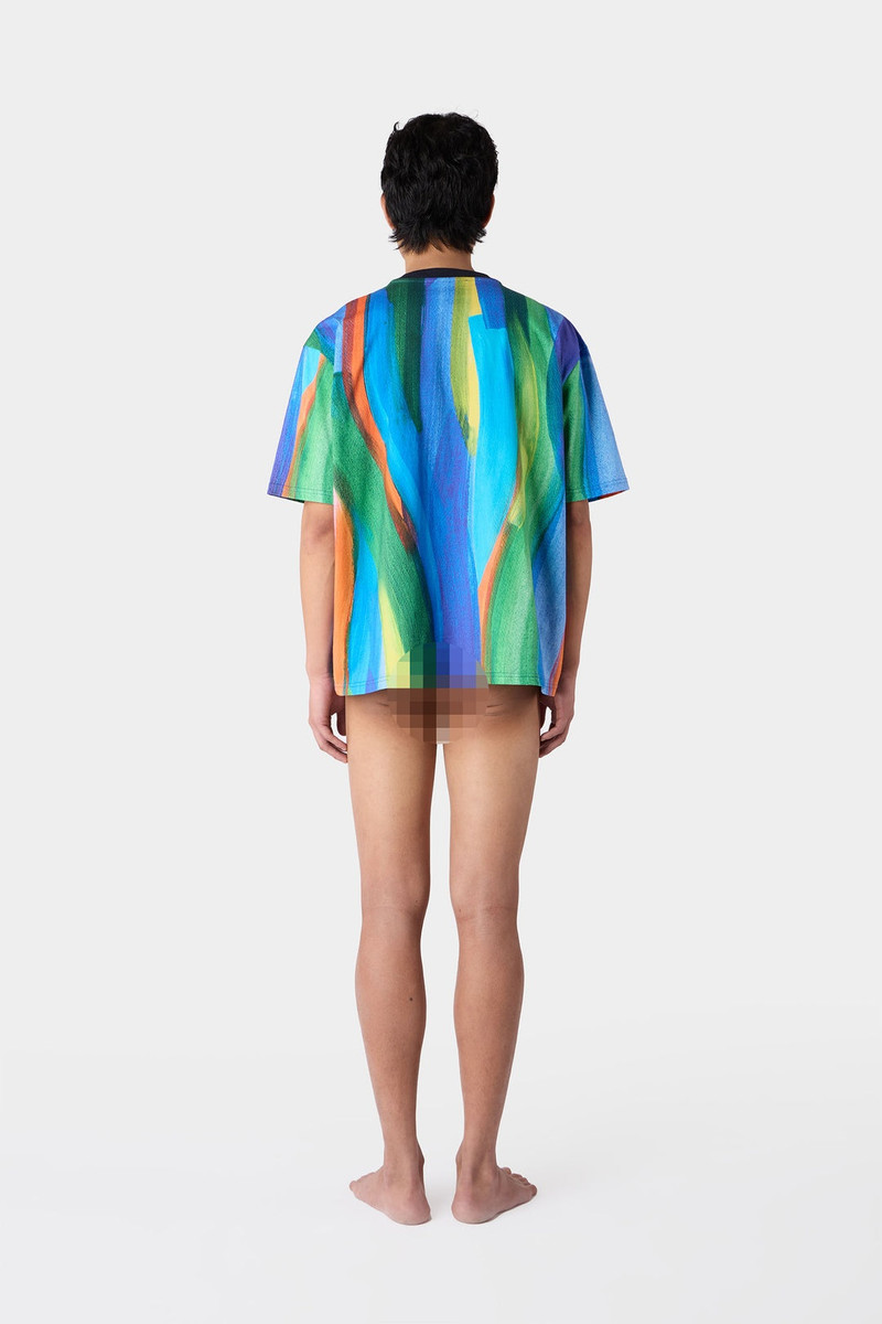 PENNELLATA OVER T-SHIRT / multicolor 8