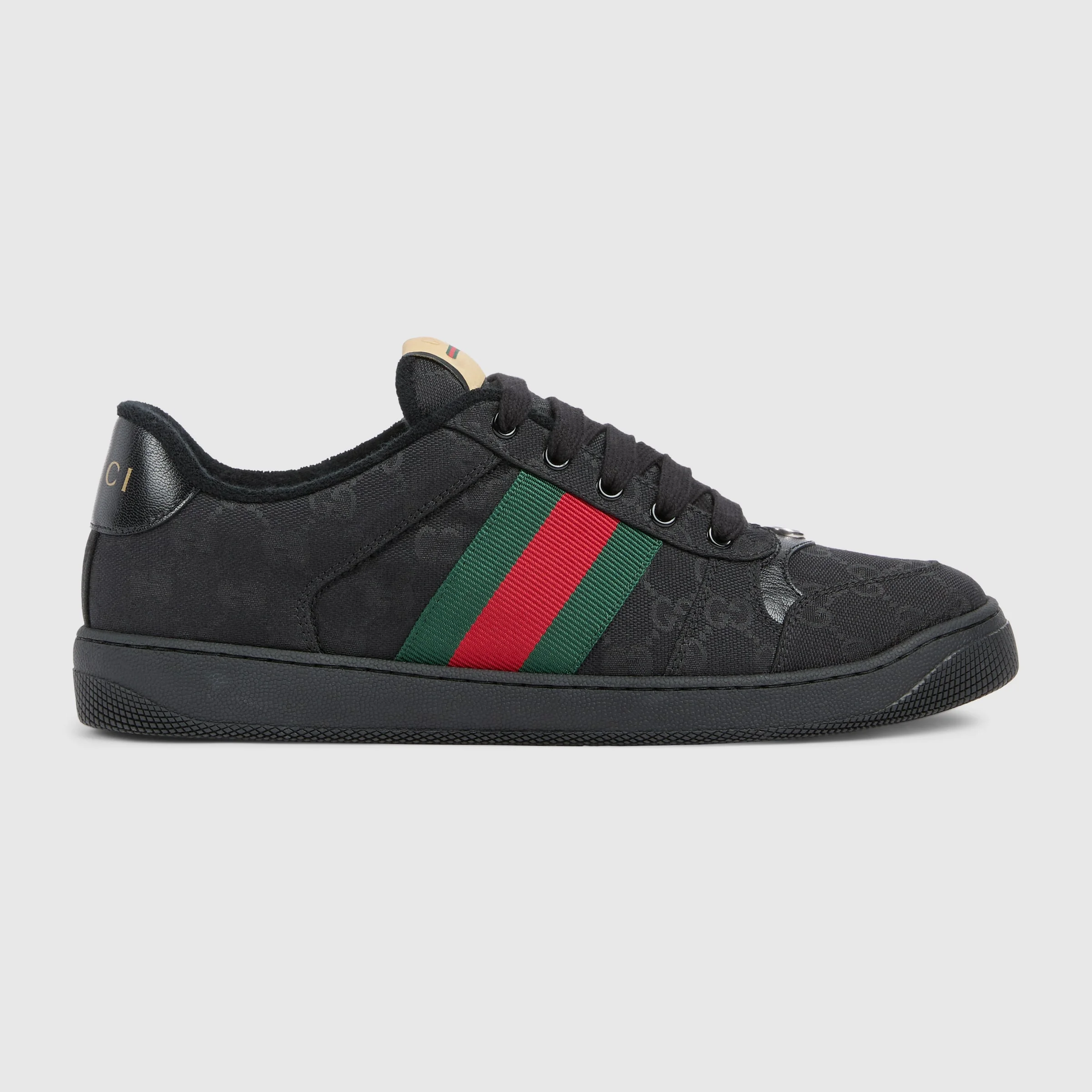 Men's worn-out effect Screener sneaker - 1