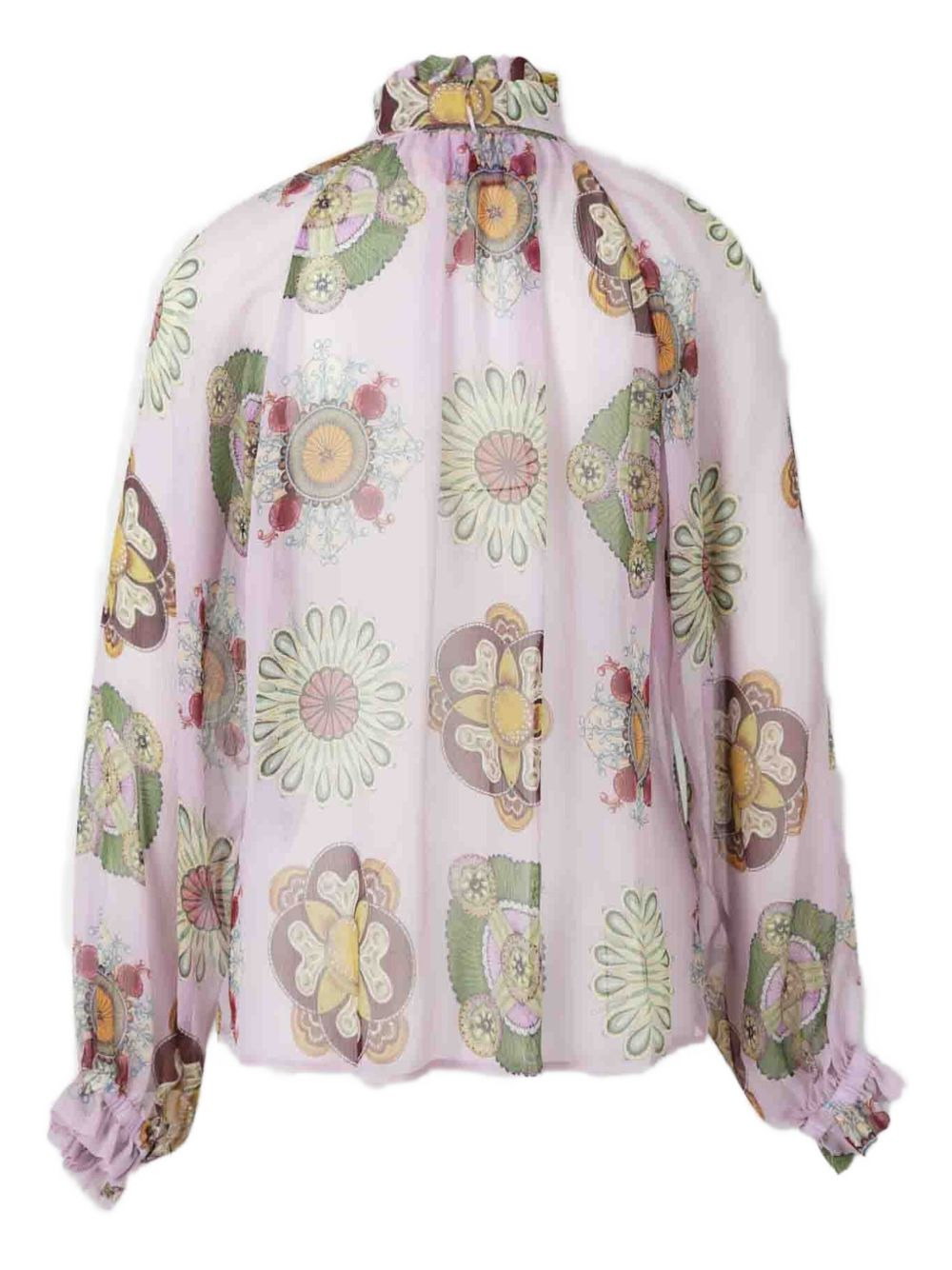 floral-print blouse - 2
