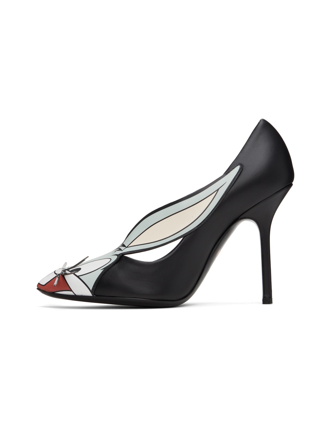 Black Lunar New Year Court Heels - 3