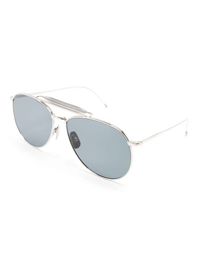 Thom Browne pilot-frame sunglasses outlook