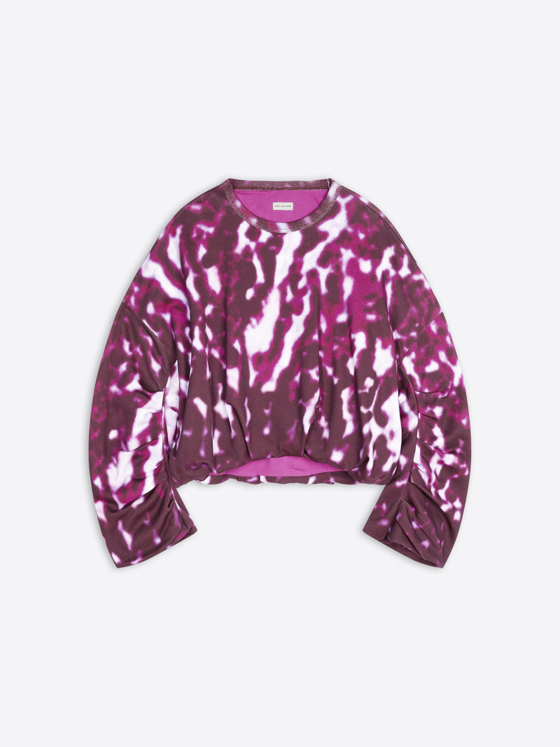 DRAPED SWEATSHIRT - 1