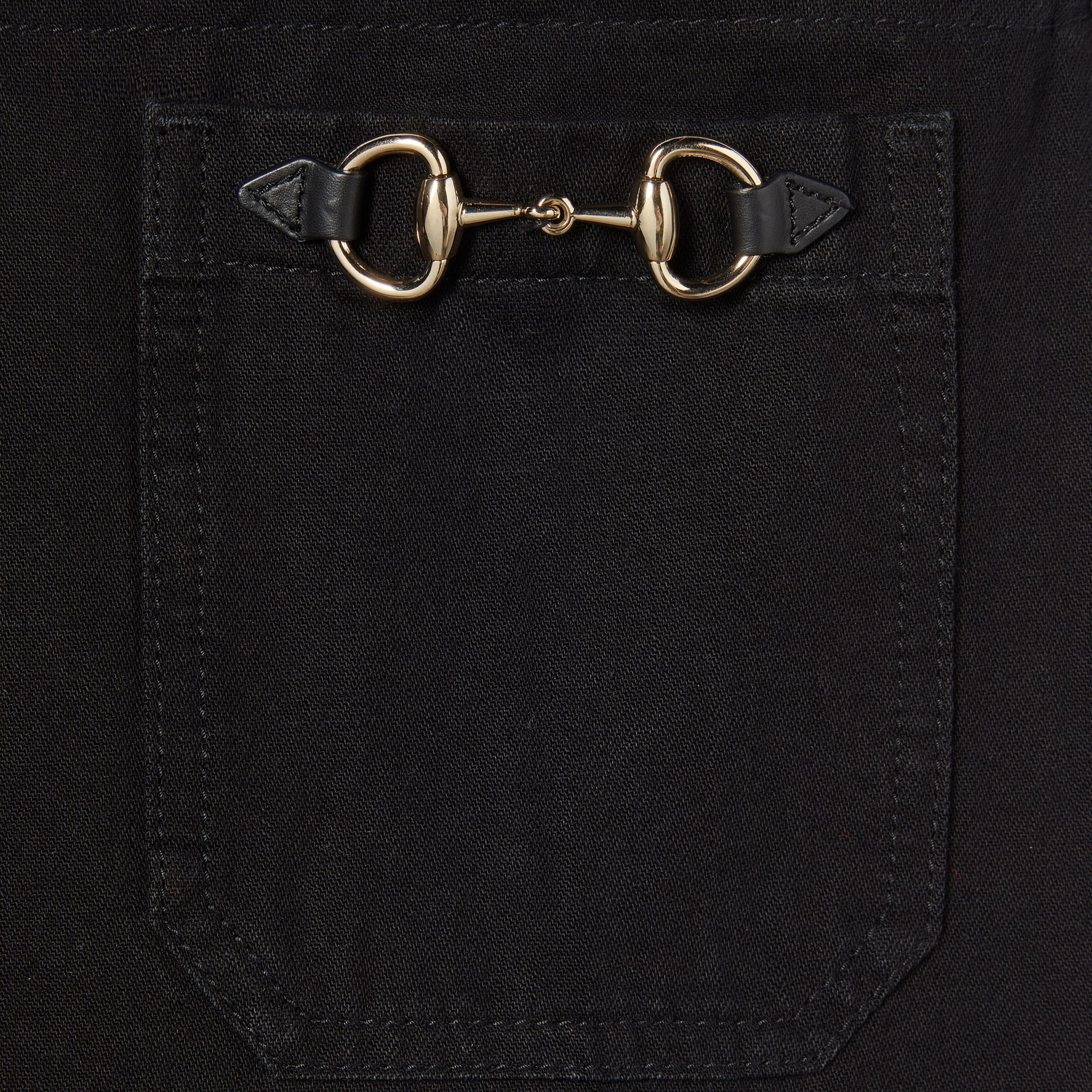 Denim skirt with Horsebit - 6