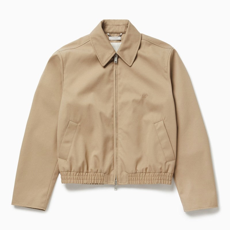 1989 STUDIO - 1989 STUDIO Light zip-up jacket beige - 1
