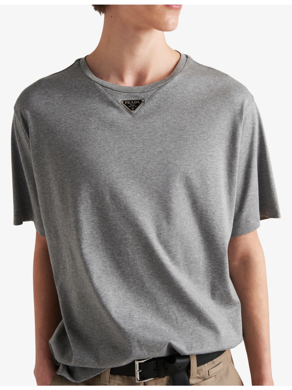 Brand-plaque oversized-fit cotton-jersey T-shirt - 3
