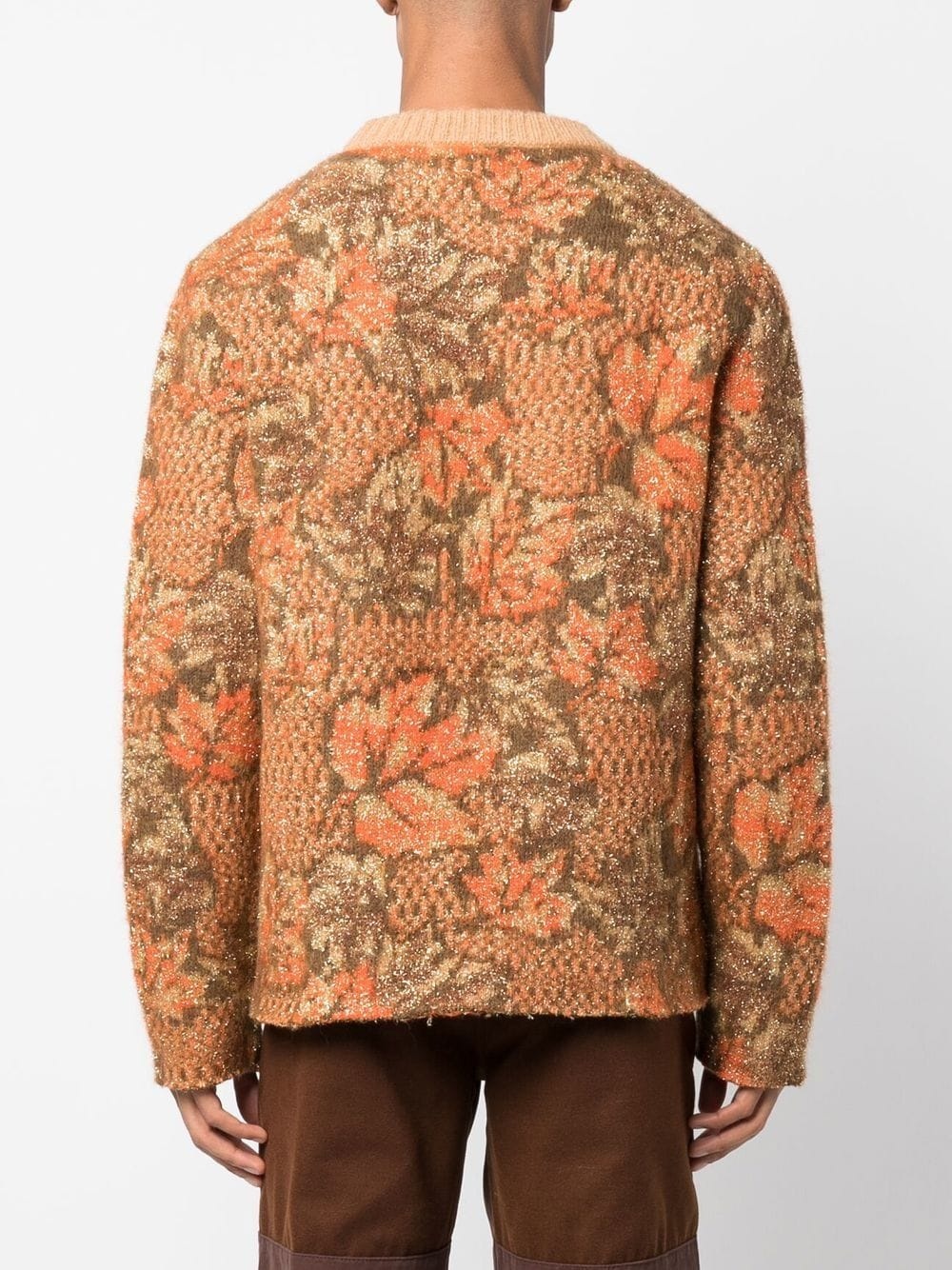 autumn leaves print jumper - 4