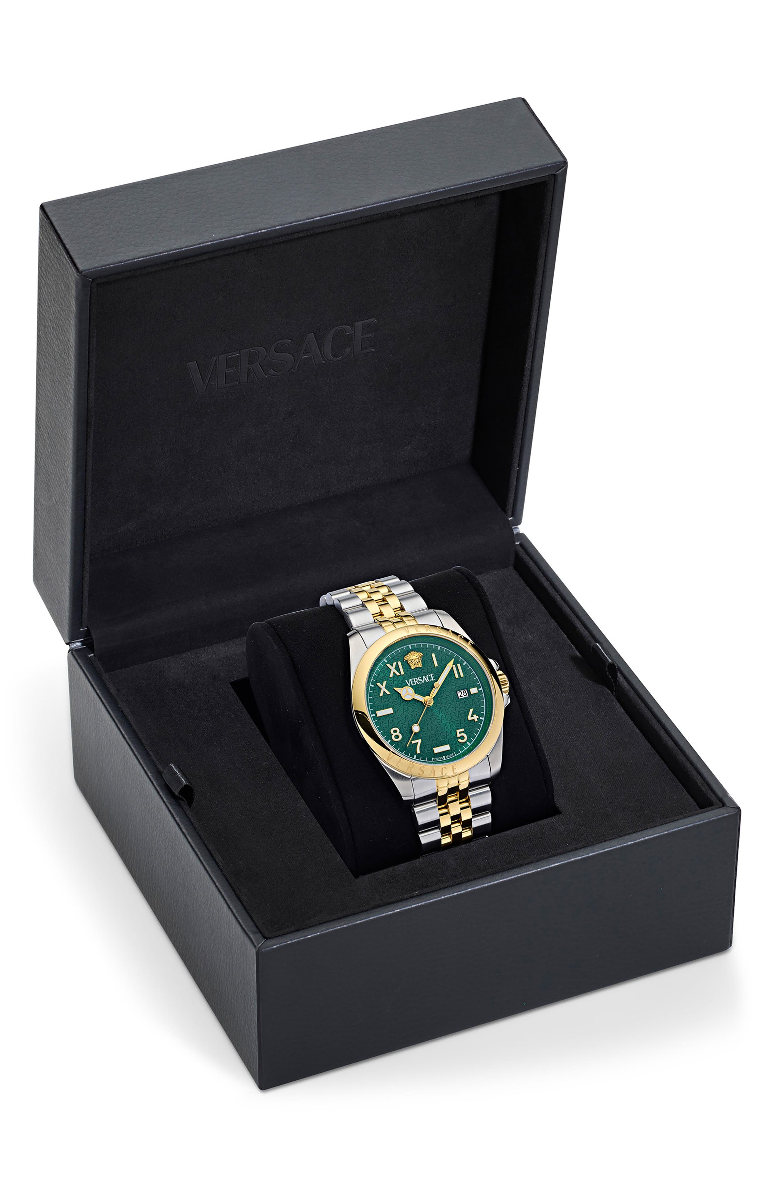 Versace Anteo Bracelet Watch, 41mm in Two Tone at Nordstrom - 5