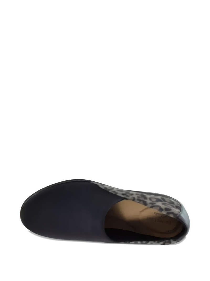leopard print wedge sandals 4