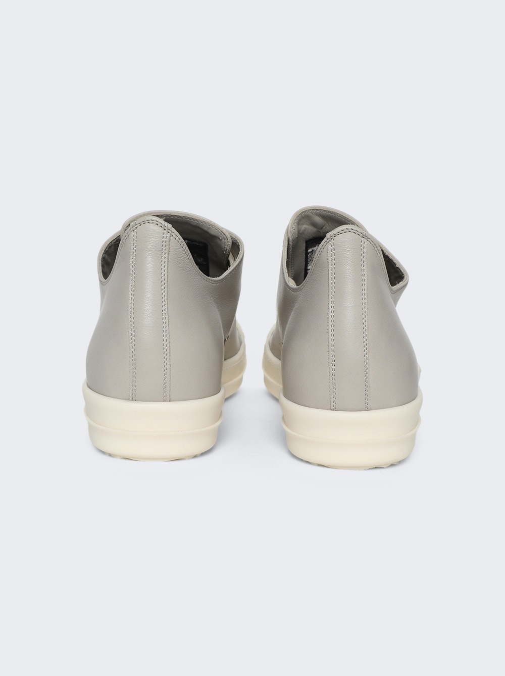 Scarpe In Pelle Low Top Sneakers Pearl And Milk - 2