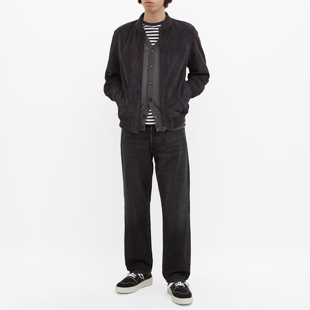 A.P.C. Suede Bomber Jacket - 7