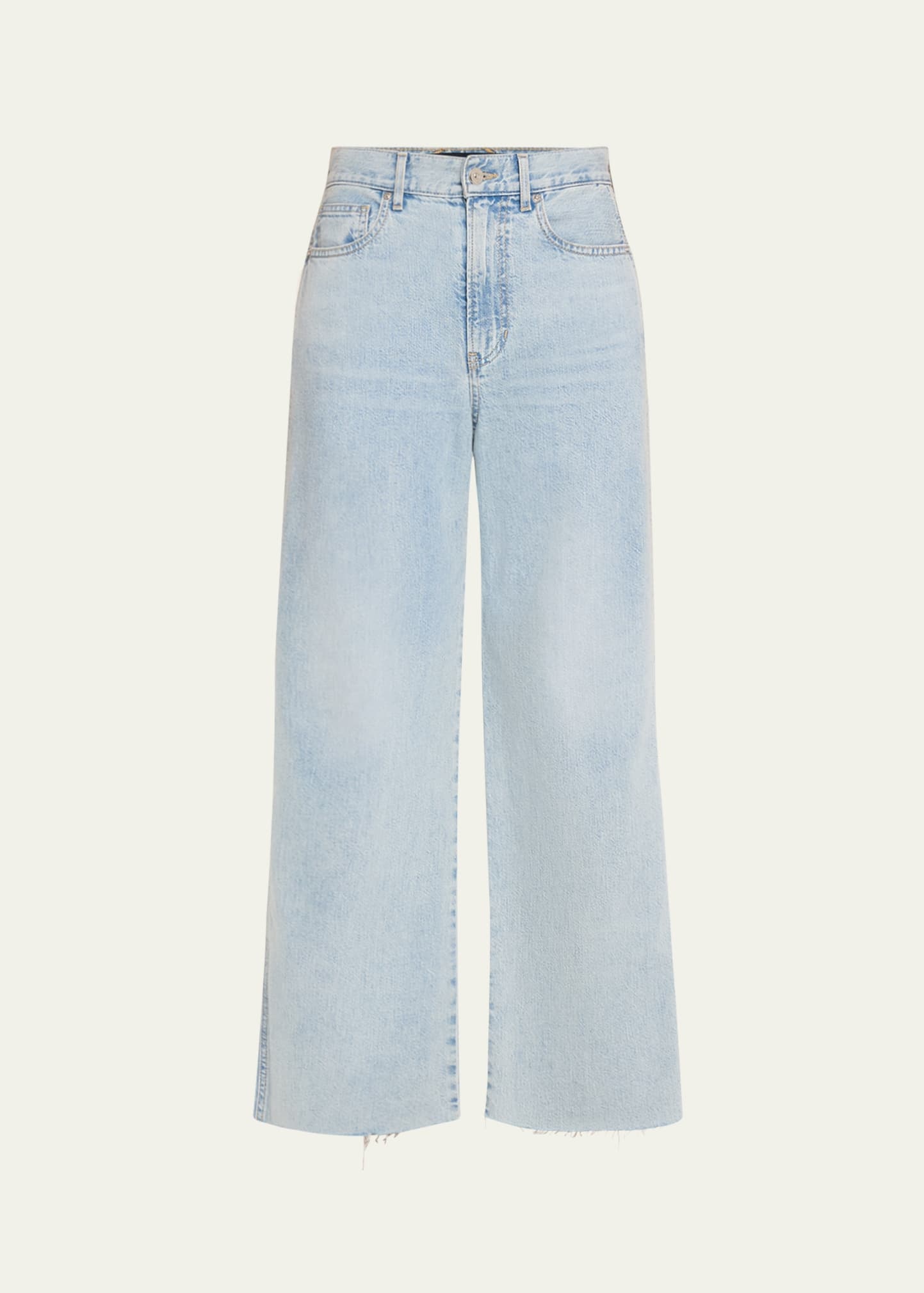 Taylor Cropped High-Rise Wide Jeans - 1