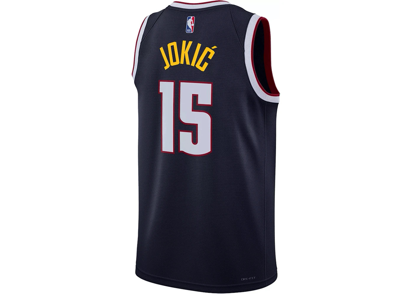 Nike NBA Denver Nuggets Nikola Jokic Icon Edition Swingman Jersey Dark Blue - 2