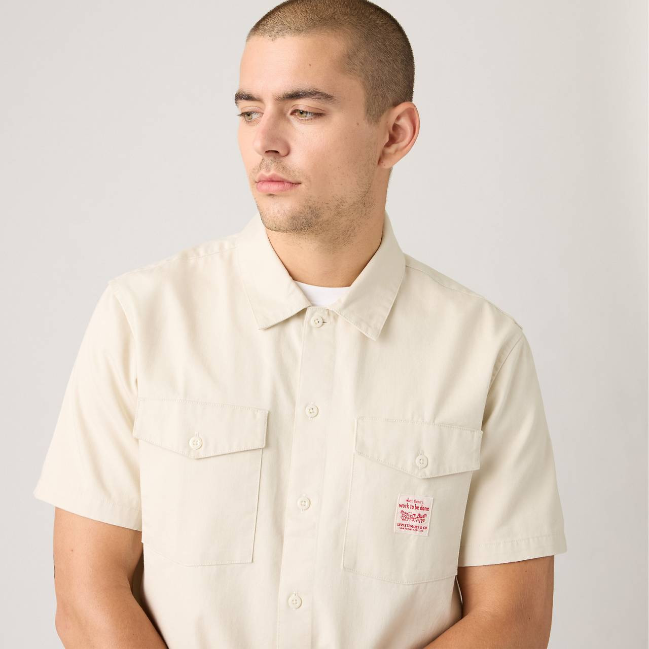SHORT-SLEEVE WORKER SHIRT - 4