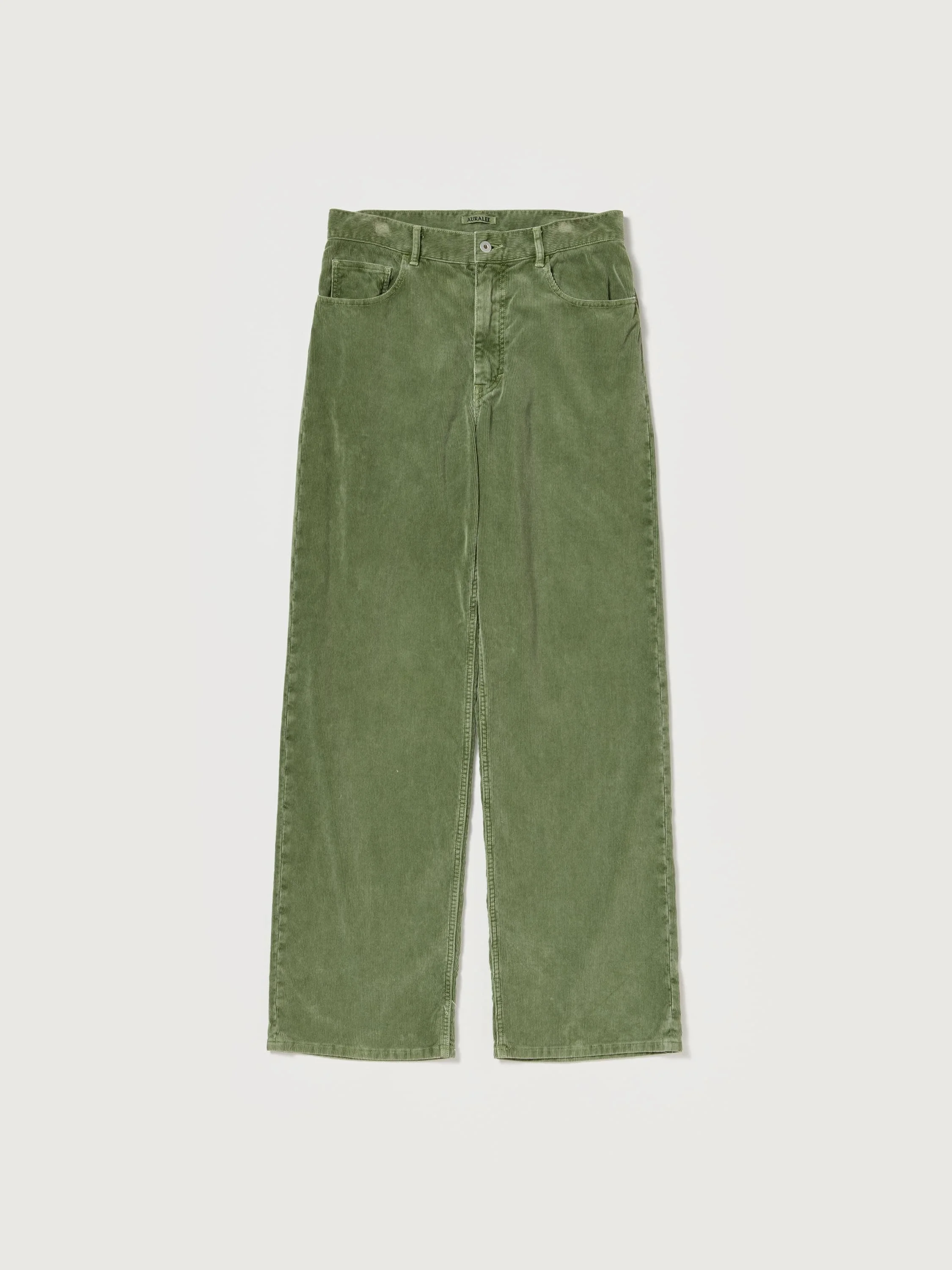 GARMENT-DYED FINX CORDUROY 5P WIDE PANTS - 1