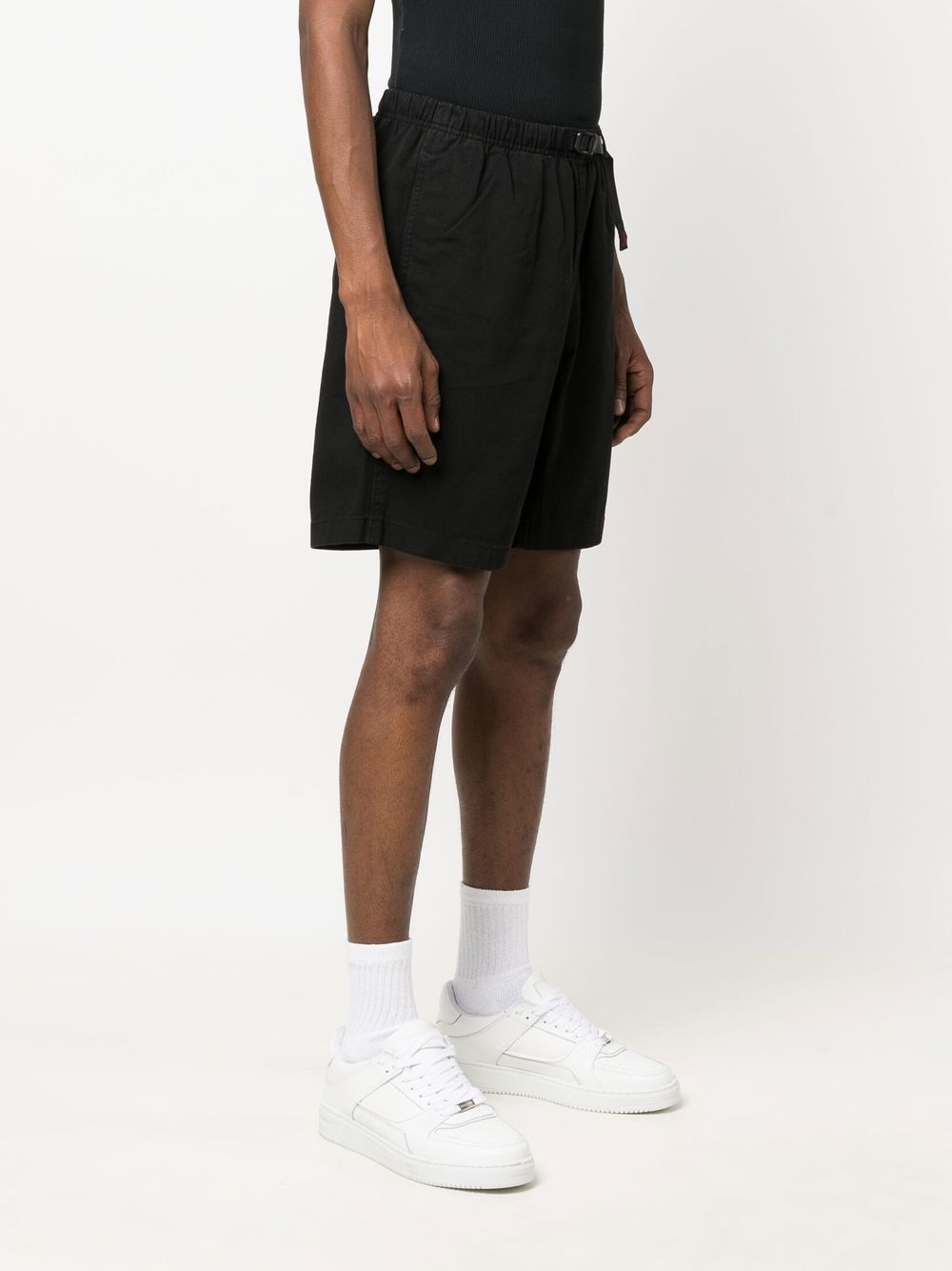 buckle-fastening waistband shorts - 3