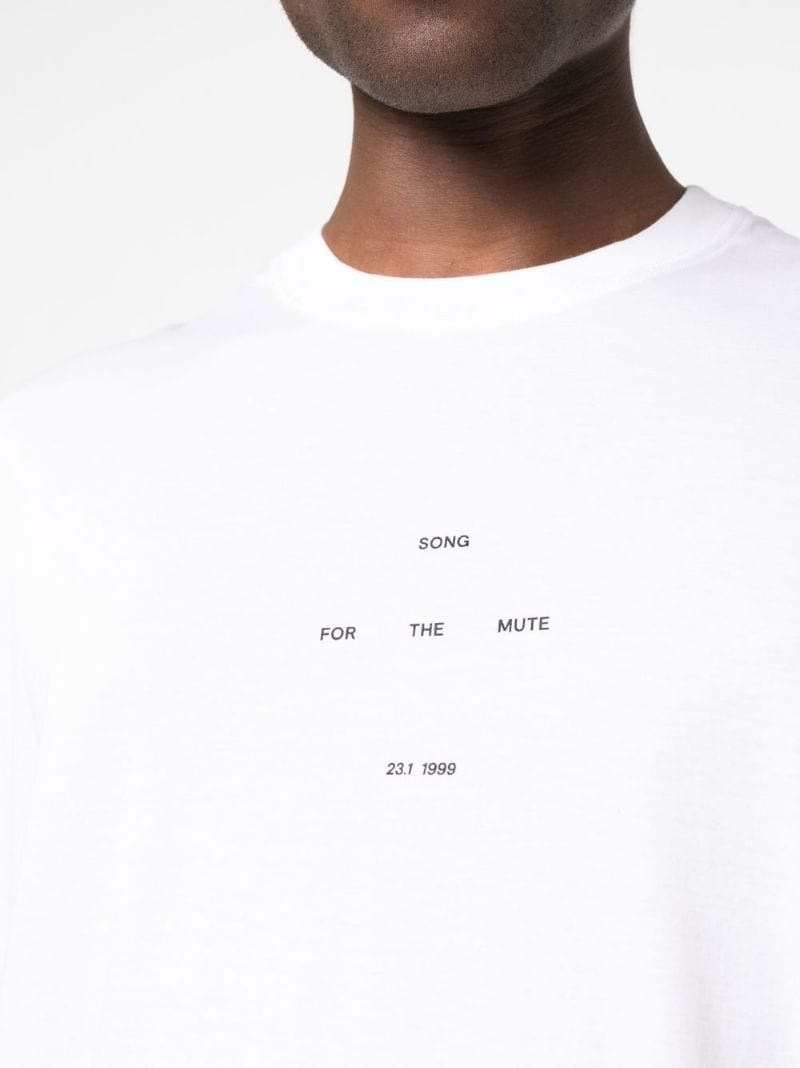 graphic-print cotton T-shirt - 8