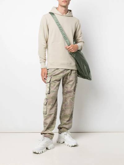 John Elliott long-sleeve fitted hoodie outlook