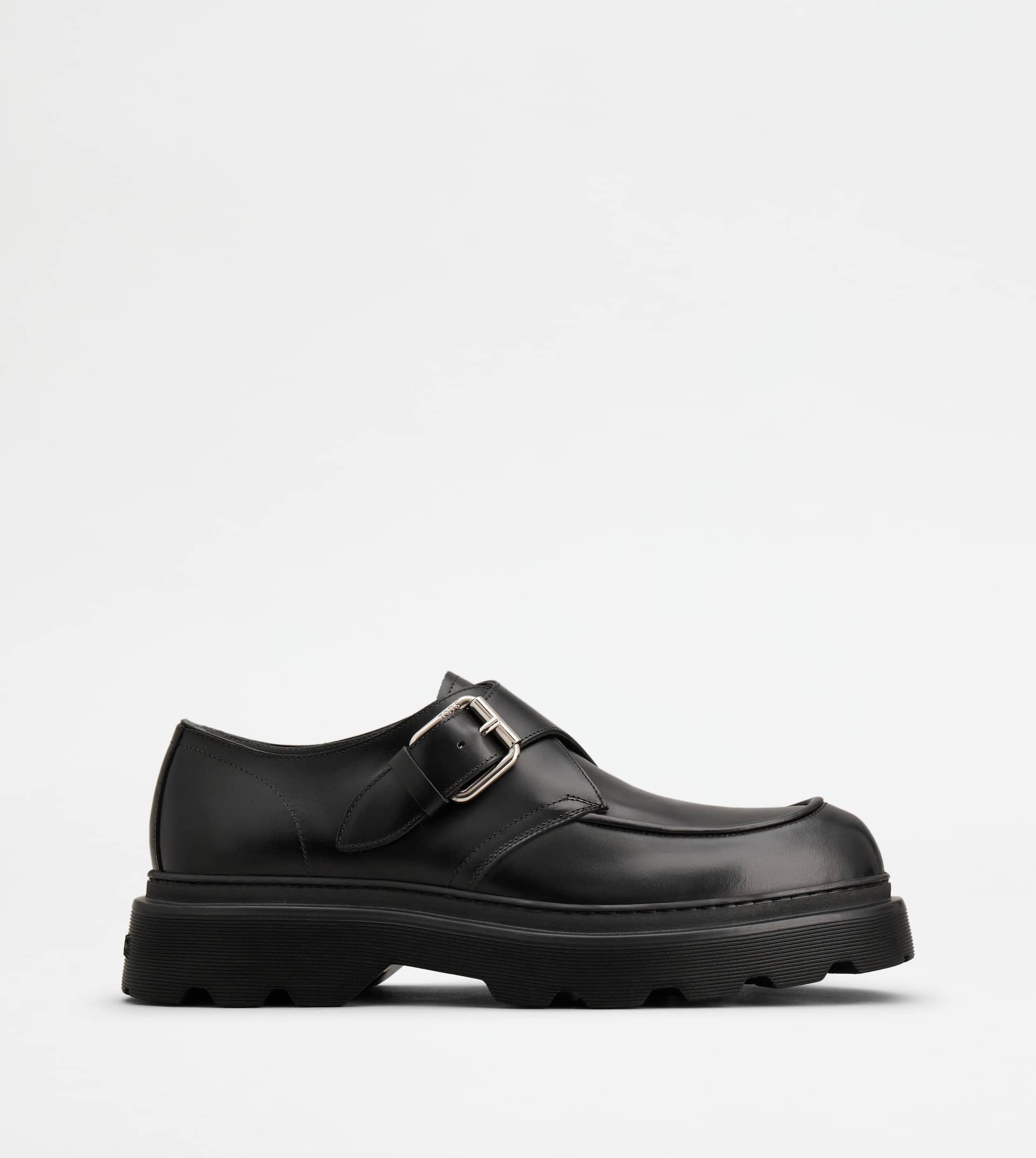 MONKSTRAPS IN LEATHER - BLACK - 1