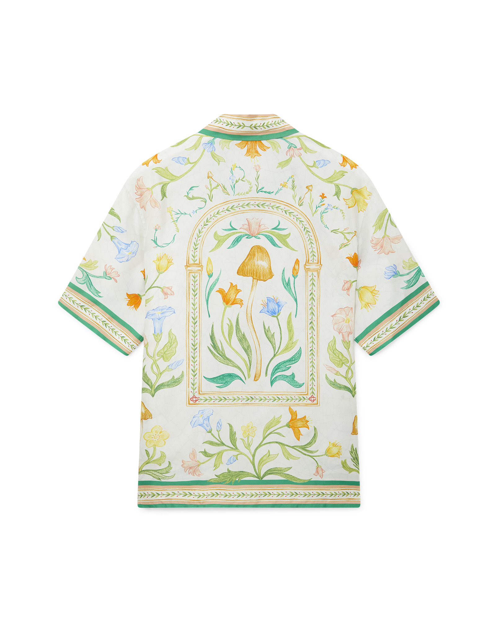 L'Arche Fleurie Silk Shirt - 1