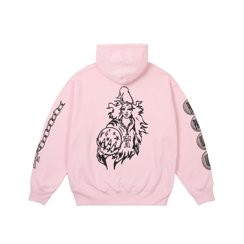 PALACE WIZARD SLEEVES HOOD LUSH FLUSH outlook