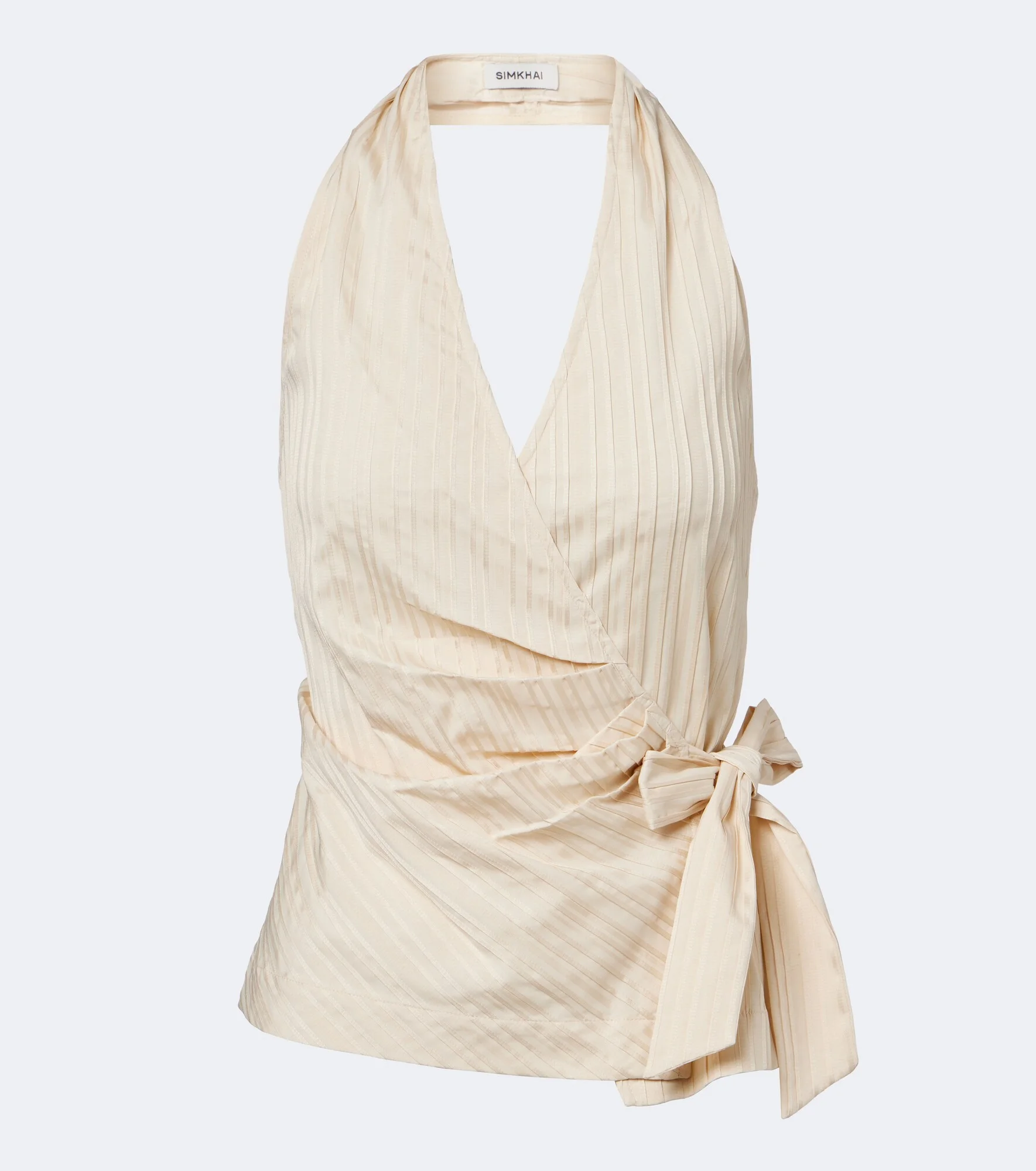 Bria striped halterneck top - 1