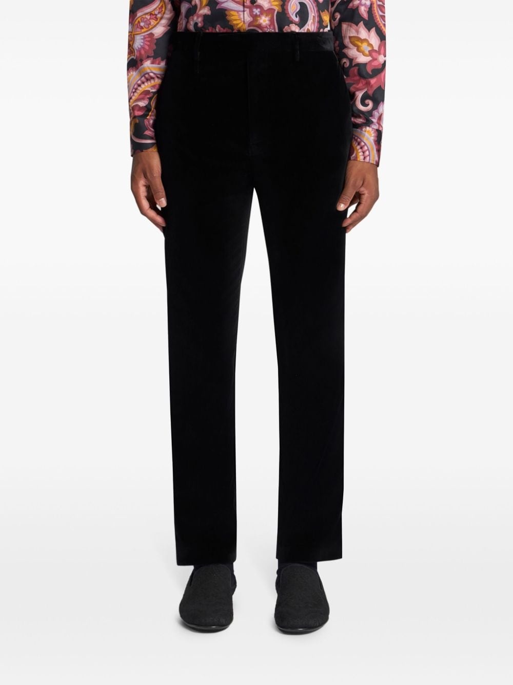 stretch cotton trousers - 3