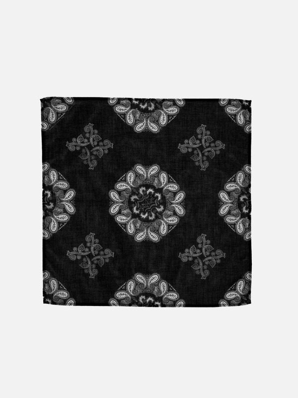 Ingrid Bandana Paisley Black - 2