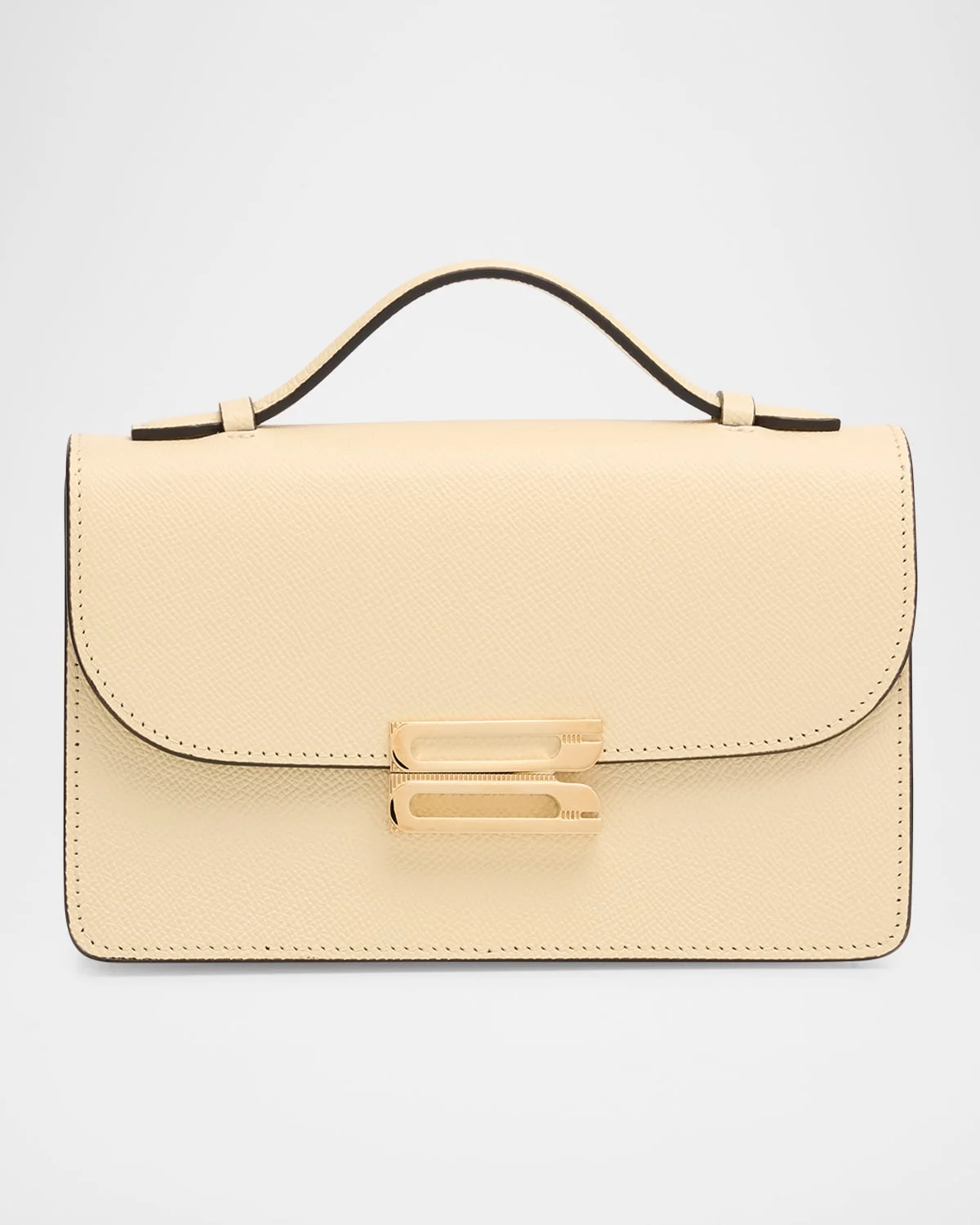 Mini Buckle Leather Shoulder Bag - 1