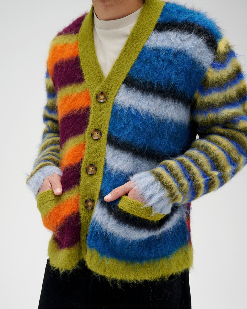 Blurry Lines Alpaca Cardigan - Multi 5