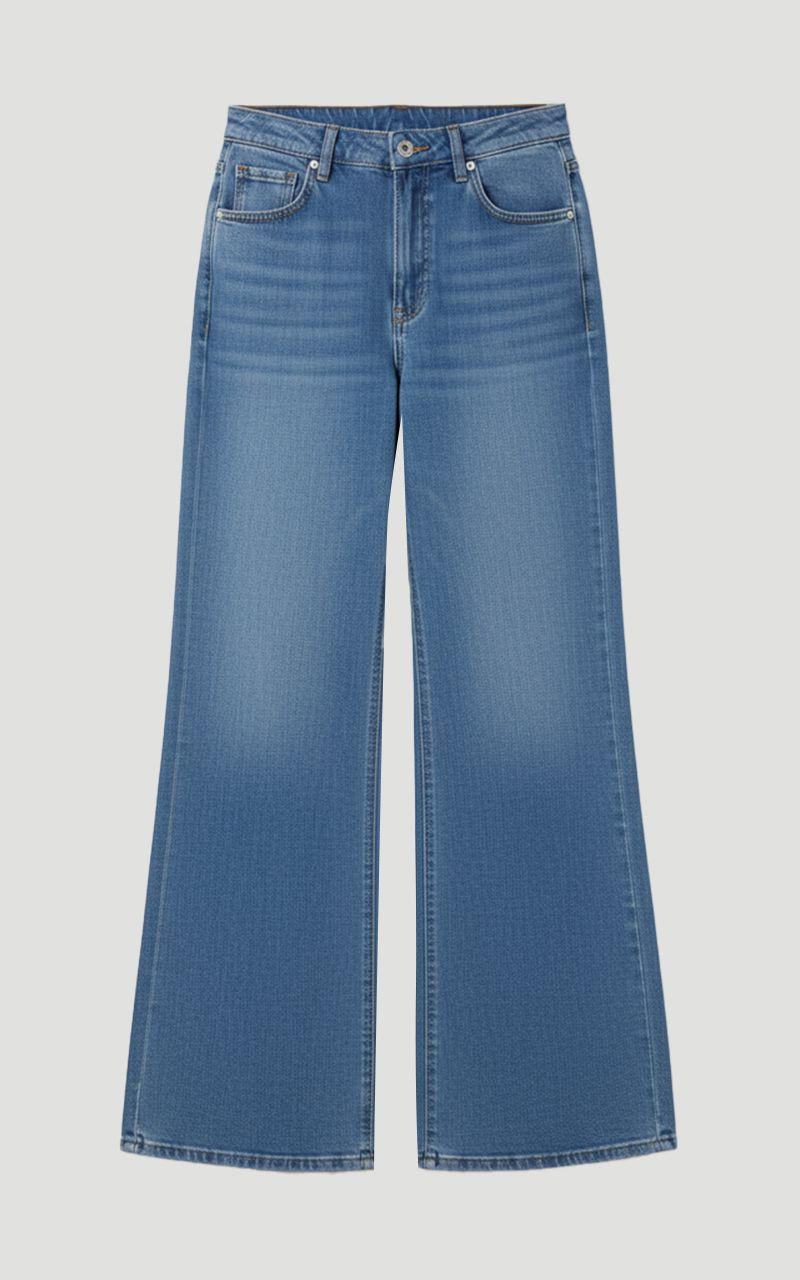 Denim Wide Leg Jeans 4