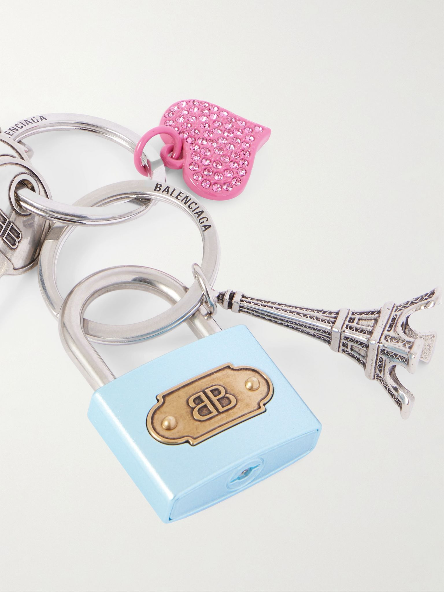 Keyring padlock Silver - 4