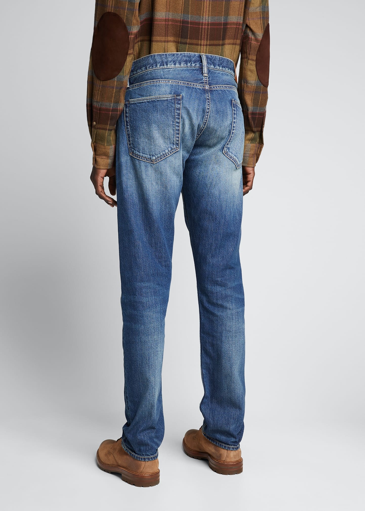Men's Faded Slim-Straight Jeans - 3