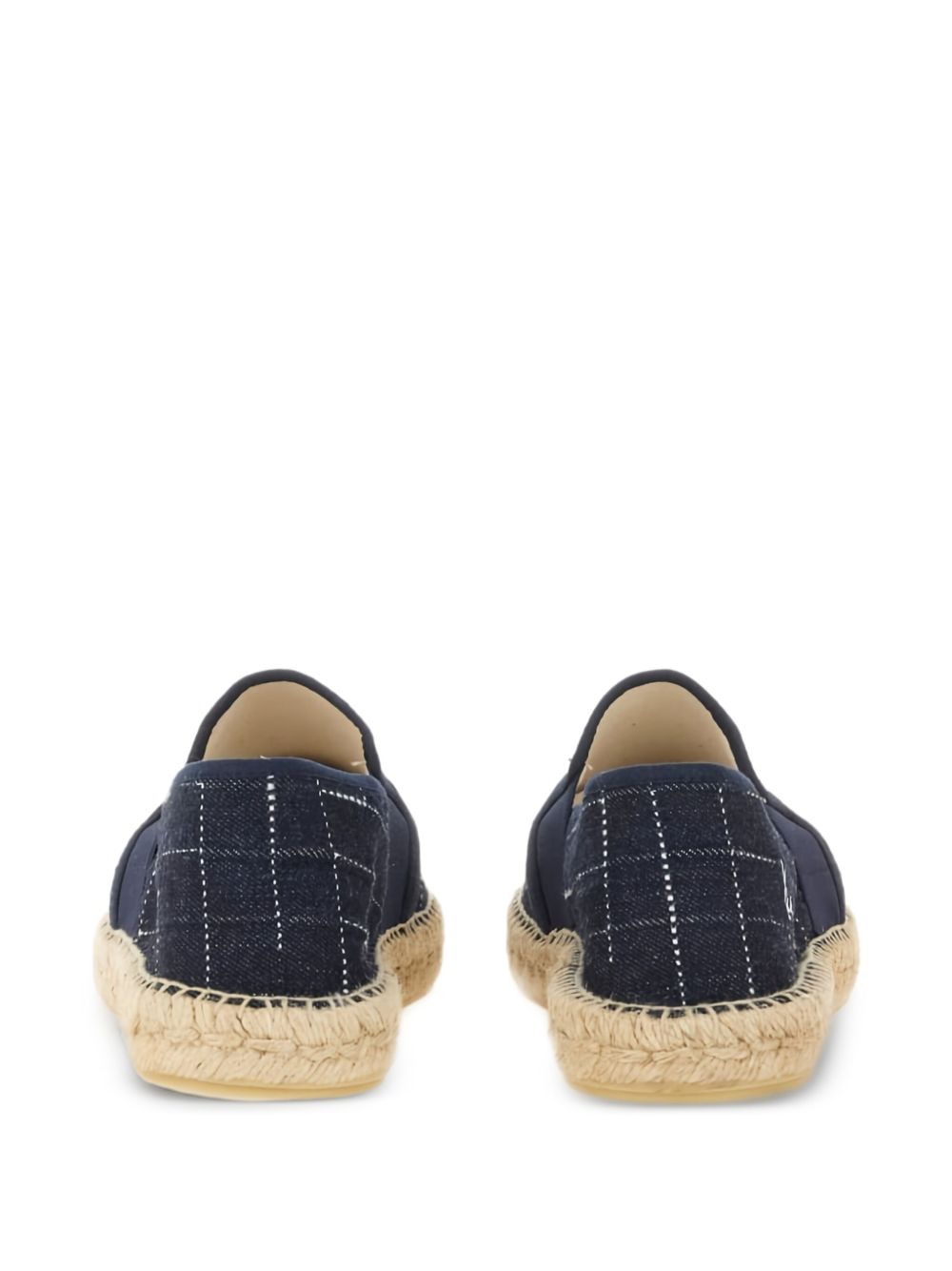 grid-pattern espadrilles - 3