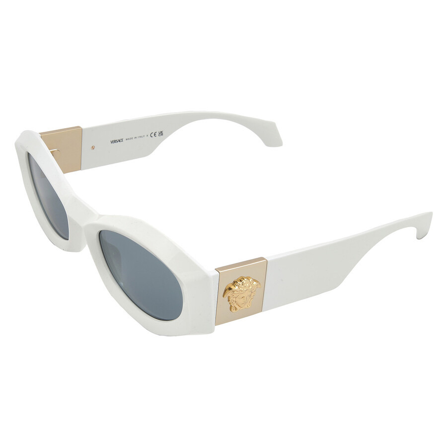 Versace Grey Irregular Ladies Sunglasses VE4466U 546280 54 - 4