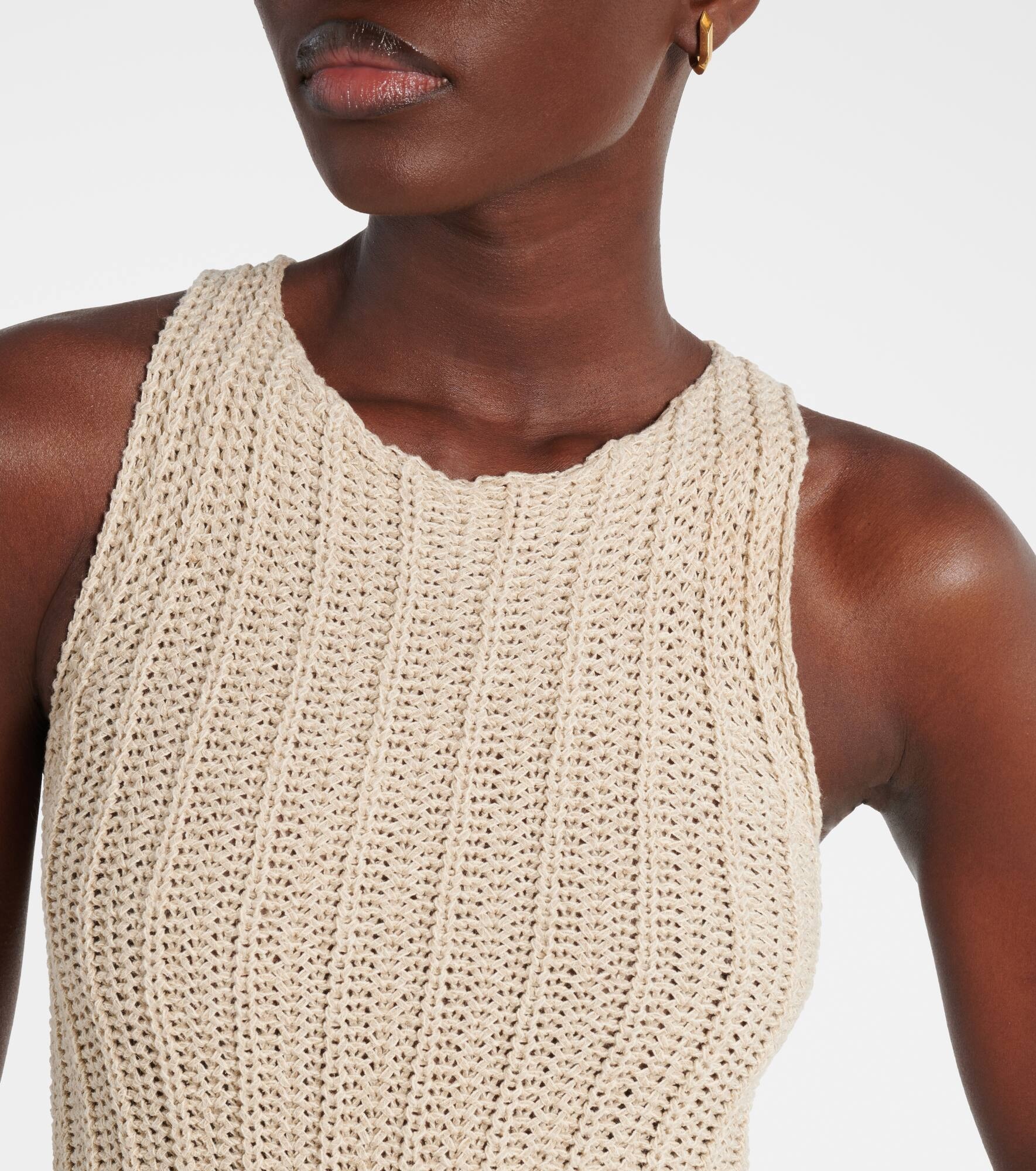 Uccio linen and cotton maxi dress - 4