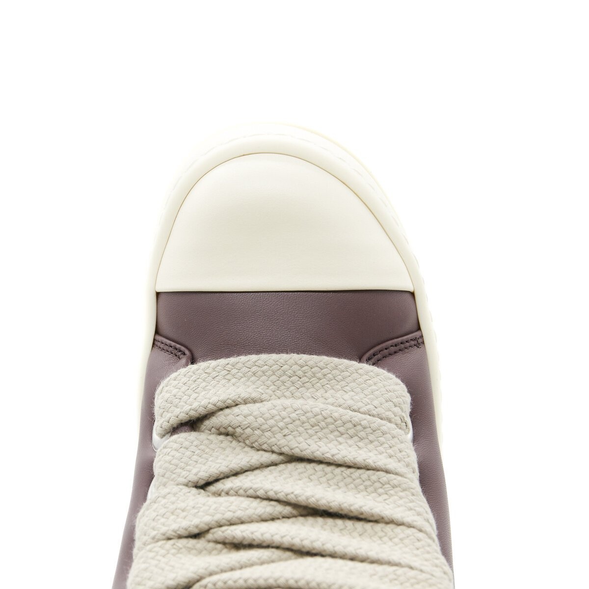Rick Owens Purple Jumbo Lace Padded Sneakers