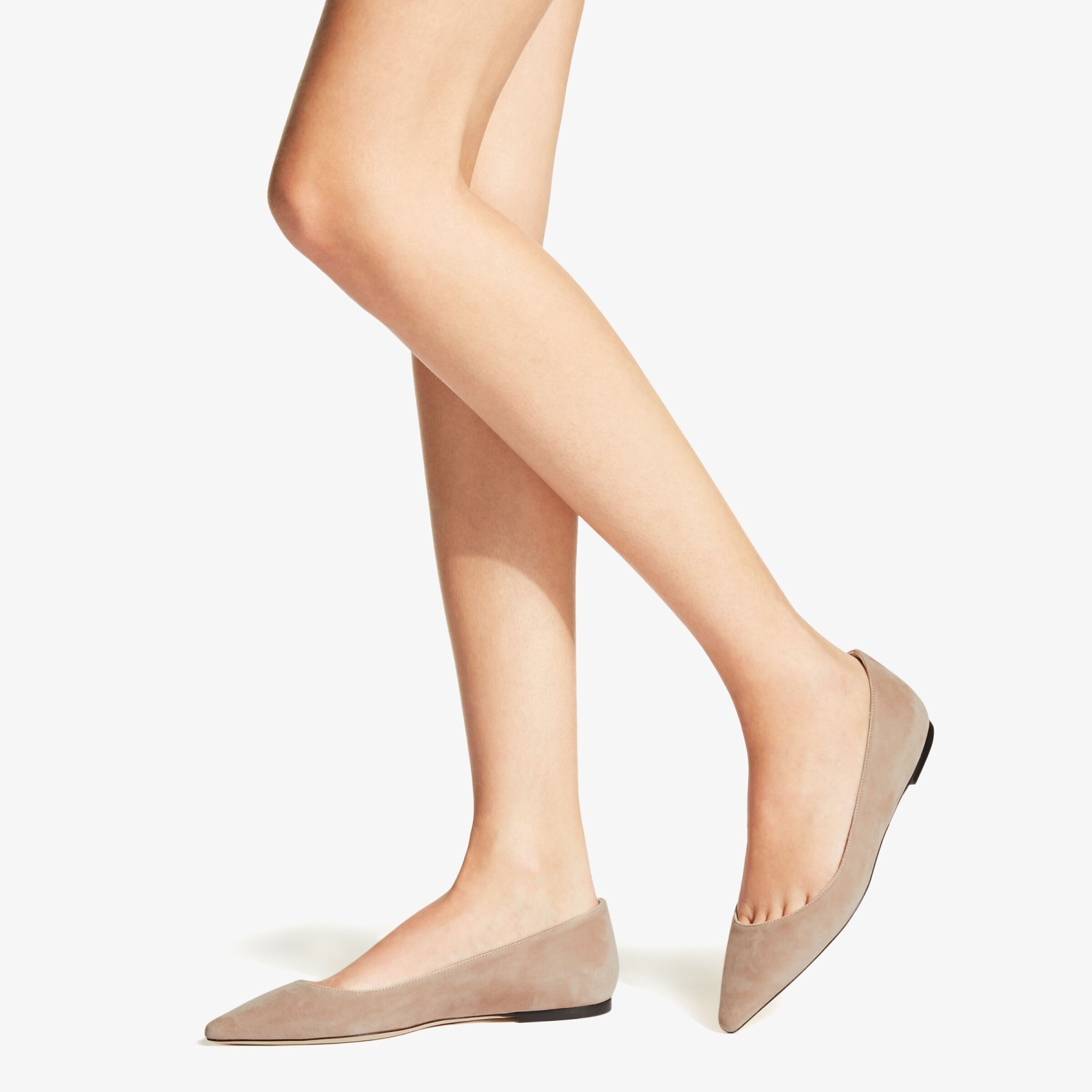 Romy Flat
Ballet-Pink Suede Pointed Flats - 2