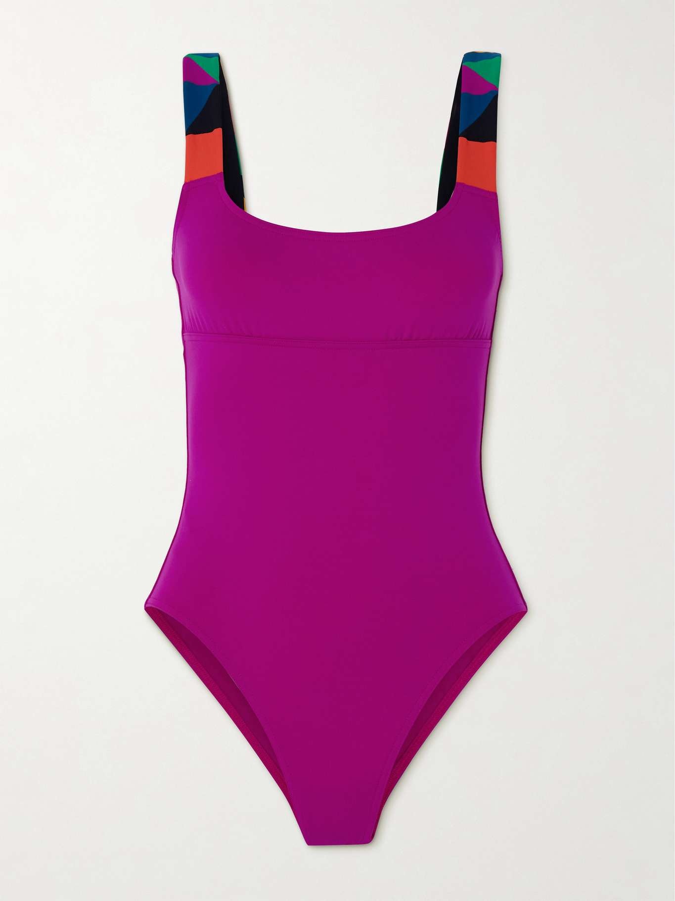 Tempo patchwork swimsuit - 1
