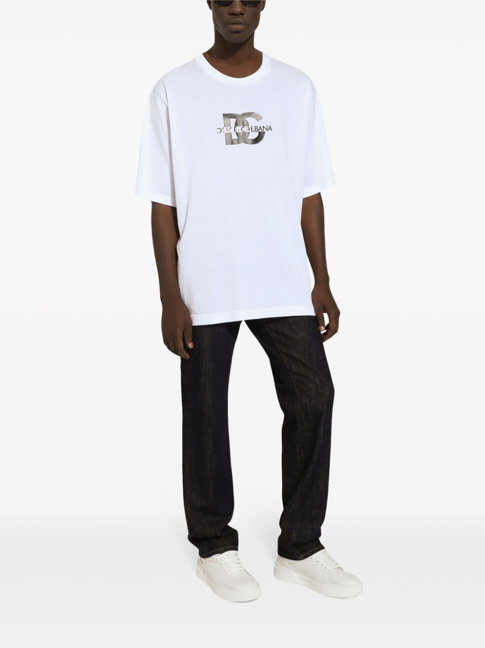 logo-print cotton T-shirt - 2