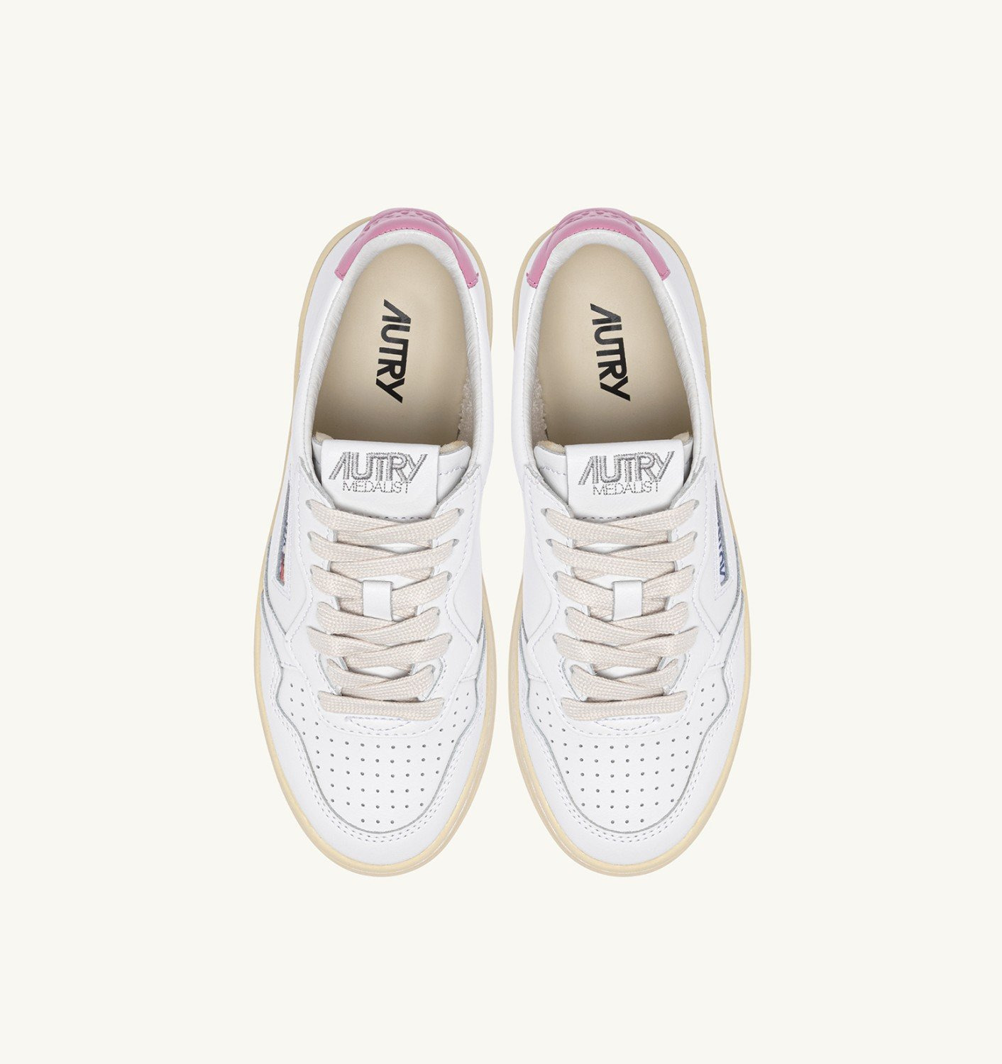 MEDALIST LOW SNEAKERS IN WHITE AND POLIGNAC LEATHER - 5