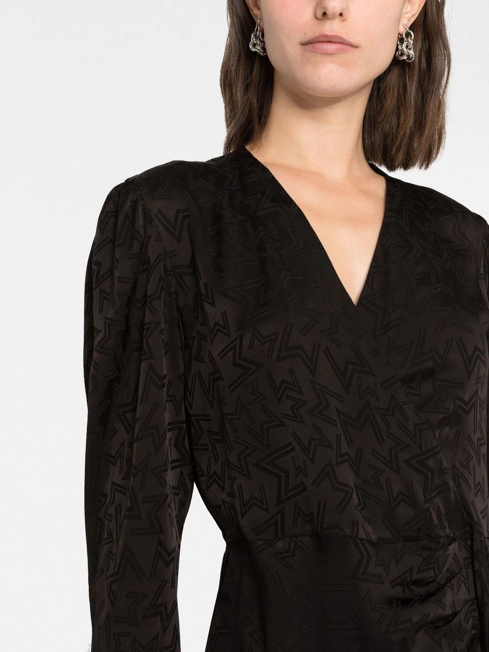 monogram-print mini dress - 5